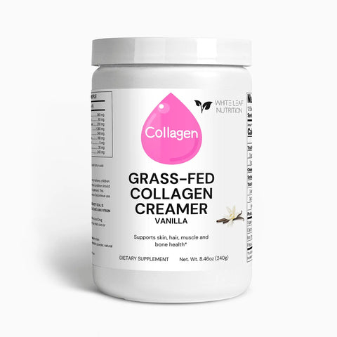 Grass-Fed Collagen Creamer (Vanilla) - White Leaf Nutrition