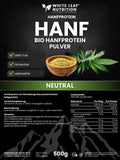 HANFPROTEIN PULVER White Leaf Nutrition